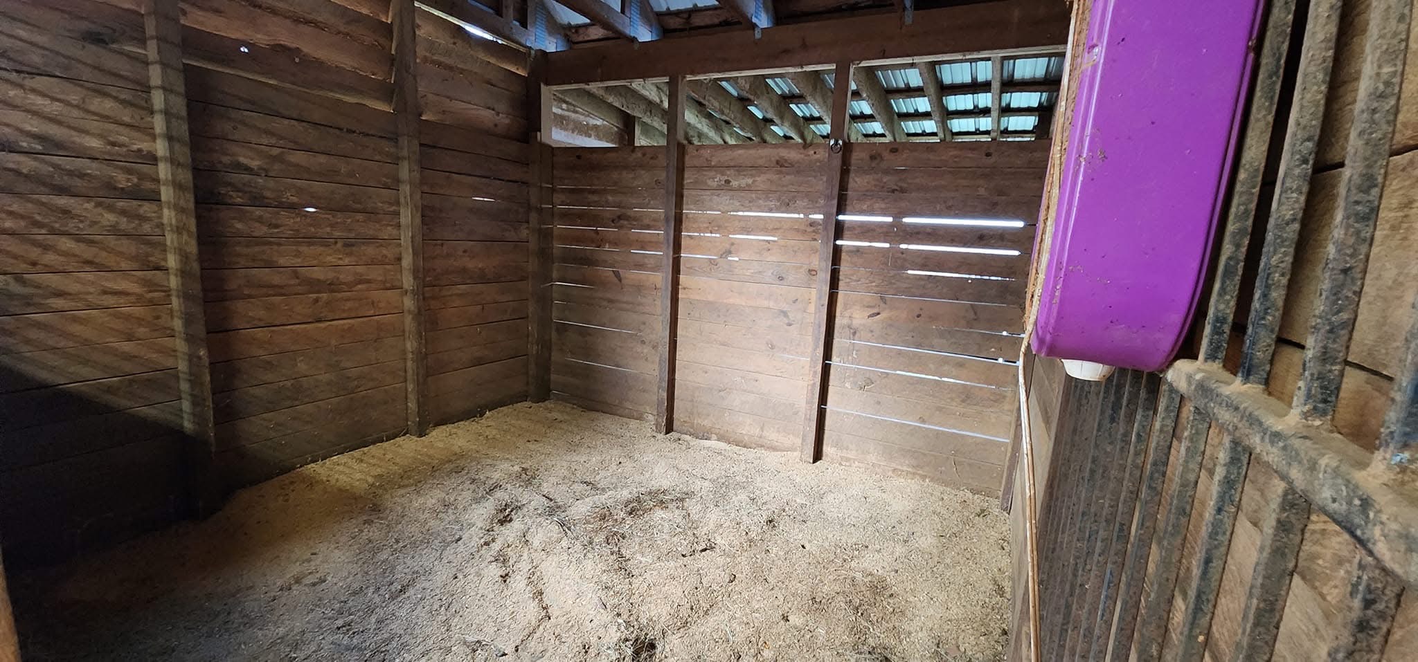Penn's Woods Stable stall interior